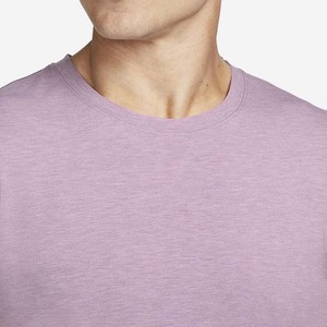 Camiseta de Manga Corta para Hombre, Cuello Redondo, Corte Regular, Color Sólido, Transpirable, de Algodón Jersey, Estilo Casual - Product Image 6