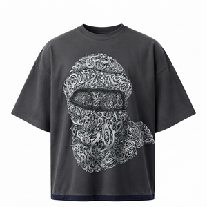 Camisetas con Estampado Gráfico Personalizado, Fabricante Mayorista, Cuello Redondo, Algodón Premium, para Hombre y Mujer, OEM ODM - Product Image 1