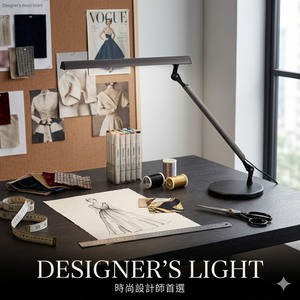 Lampe de bureau LED, bras articulé simple, 3 niveaux de luminosité, graphite, DEXLIGHT TAIWAN - Product Image 2