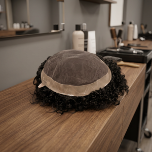 <b>afro</b> hair toupee mono net mono base hair toupee african hair <b>wig</b> toupee for <b>afro</b> remy hair tpupee <b>afro</b> for african mens - Product Image 4