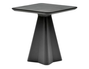 Table d'appoint de luxe de designer avec plateau rond et base en métal sur piétement, mobilier contemporain - Product Image 1