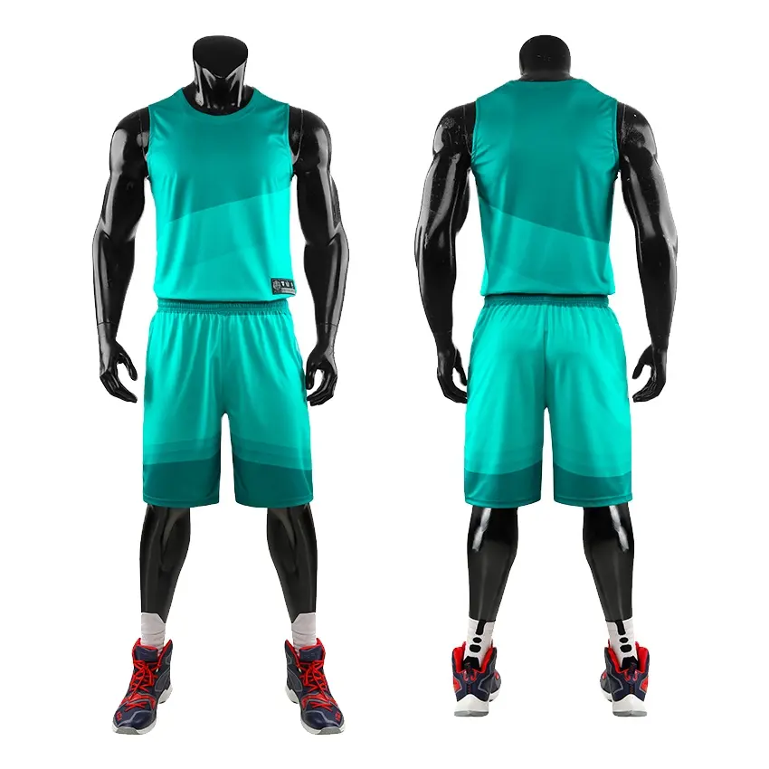 Roupas de basquete personalizadas em branco, uniforme de basquete respirável, roupas de basquete para basquete, roupas de basquete