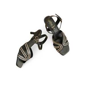 Sandalia Tacón Formal Negro FR5419 - Product Image 1