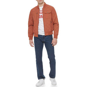 Chaqueta Bomber de Invierno para Hombre, Nueva, OEM, Personalizada, de Lona de Alta Calidad, Estilo Casual - Product Image 2