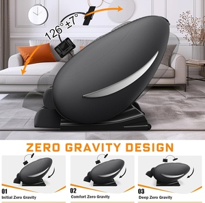 Fauteuil de massage corps entier avec chaleur, zéro gravité, techniques de massage Shiatsu, modes variés, chauffage lombaire et des hanches, massage des mollets et des pieds - Product Image 6