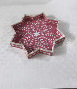 Ensemble de brûleurs d'encens contemporains élégants et brillants avec incrustation de nacre Maisons arabes Ramadan et occasions de cadeaux - Product Image 4