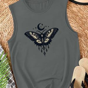 Papillon complexe et lune Gilet décontracté pour femme - Product Image 1