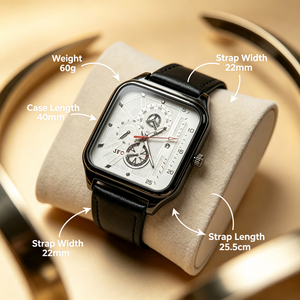 Montre classique rétro pour homme, taille parfaite et design ultra léger, montre tendance pour homme, cadeau idéal et accessoire de tous les jours - Product Image 6