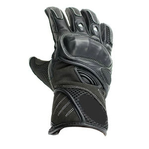 WARPRO INDUSTRY Full Finger Leather Racing <b>Gloves</b> <b>Touchscreen</b> Function Hook Loop Closure Breathable Palm Guard for MOTOCROSS - Product Image 4