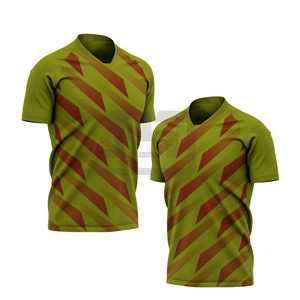 JAMEZ SPORTS Unisex Soccer Jersey <b>Football</b> <b>Shirt</b> 100% Cotton Breathable Lightweight Short Sleeve V-neck Anti-Bacterial Quick Dry - Product Image 6