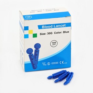 เข็มเจาะเลือดแบบใช้แล้วทิ้งสำหรับผู้ป่วยเบาหวาน CE ISO Medmount ผลิตจากพลาสติกปลอดเชื้อ หัวแบบหมุน ช่วยลดการบาดแผล - Product Image 6