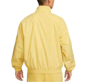 เสื้อแจ็คเก็ตแทรคสูทสีเหลืองสำหรับผู้ชาย ซิปเต็มตัว คอตั้ง ระบายอากาศได้ดี ผลิตจากโพลีเอสเตอร์ สวมใส่สบายในฤดูใบไม้ผลิ ทรงปกติ มีกระเป๋าข้าง - Product Image 6