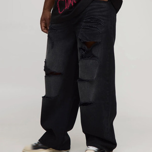 Jeans déchirés en gros, jeans délavés, jeans décontractés, jeans urbains, fournisseur de marques personnalisées, marché américain - Product Image 5