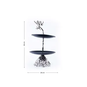 Handmade Metal <b>Cake</b> <b>Stand</b> Multi Use <b>Cake</b> Pedestal for Catering Event SetupDecorative Handmade Metal <b>Cake</b> <b>Stand</b> Elegant Cupcake - Product Image 1