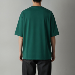T-shirt col rond 100 % coton épais, personnalisé OEM/ODM, épaules tombantes, style hip-hop, respirant, séchage rapide, pour homme, idéal pour la gym - Product Image 6
