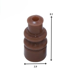 Conector de Sellado de Cables Automotrices Nuevo y Original WS-005, Elastómero de Silicona Verde, ROHS - Product Image 3