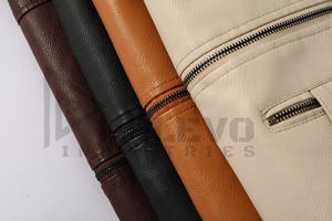 Men’s Leather Jacket with Hood Winter Warm Thick <b>Lined</b> <b>Coat</b> Casual Streetwear Zipper Outerwear OEM Custom Logo - Product Image 6