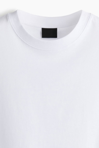 Custom <b>White</b> Colour Heavyweight 240GSM 100% Cotton Men Oversized T-Shirt Drop Shoulder Streetwear Blank <b>Tees</b> - Product Image 5