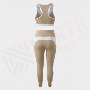 ชุดโยคะดีไซน์สวยแบบเซ็ต  รับออกแบบโลโก้ ชุดออกกำลังกาย ชุดฟิตเนส ชุดกีฬา ชุดออกกำลังกายสำหรับผู้หญิง - Product Image 2