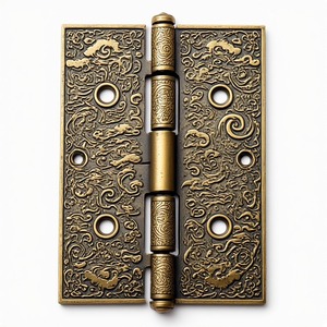 High Quality Polished Brass Door <b>Hinges</b> Designed For Secure Installation And Reliable Everyday Door Operation - Product Image 1