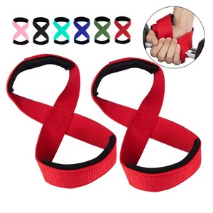 Sangles de poignet professionnelles en néoprène et coton pour l'entraînement, le fitness, la musculation et le levage en salle de sport – Conception en forme de 8 pour une protection optimale - Product Image 5
