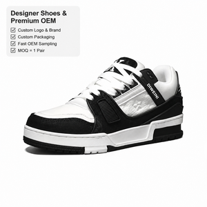 Zapatillas Deportivas de Lujo de Alta Gama para Hombre y Mujer, con Diseño de Parches, Malla y Suela de Goma, que Aumentan la Altura, Casuales y Deportivas - Product Image 1