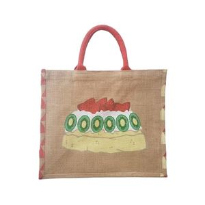 Sac en Jute pour épicerie avec logo, vente en gros - Product Image 1