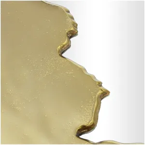 Nouveauté, miroir mural en métal fait main, miroir rond élégant et luxueux, miroir décoratif pour la maison contemporaine, hôtel, chambre à coucher, décoration murale - Product Image 2