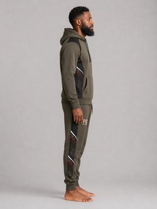 Survêtement pour homme à manches longues et en tissu léger, haut de survêtement tendance pour homme, coupe ajustée, survêtement de sport pour homme, service OEM - Product Image 6