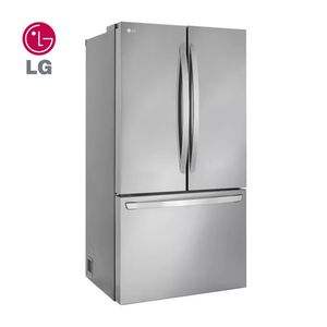 LG 27 pies cúbicos Refrigerador Inteligente con Puerta Francesa de Profundidad Reducida MAX, Dispensador de Agua Interno, Acero Inoxidable Resistente a las Manchas - Product Image 3