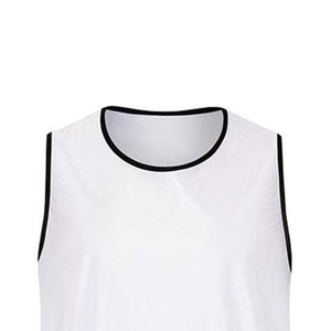 MASGAM SPORTS White <b>Football</b> <b>Bibs</b> Breathable Water Resistant Mesh Fabric Outdoor Training Vest for Sports Practice - Product Image 5