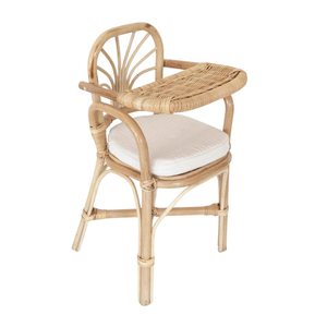Chaise haute classique en rotin pour poupée, idéale pour la décoration de chambre d'enfant, prix direct usine, vente chaude, mobilier jouet de haute qualité - Product Image 2