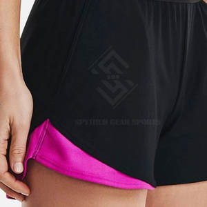 Shorts pour femmes les plus vendus, couleur unie, respirants, taille haute, haute qualité, options personnalisées à faible MOQ - Product Image 6