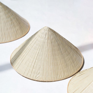 Farmer cap for rain sun protection traditional leaf <b>hat</b> premium natural non la manufacturer price - Product Image 1