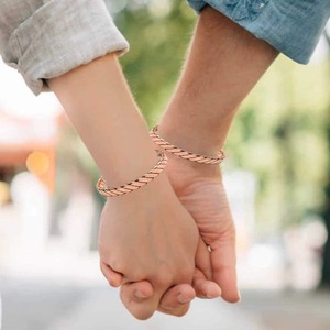 กำไลทองแดงทำมือ แม่เหล็กบำบัดพลังสูง ดีไซน์คลาสสิกเพื่อความสงบสุข สำหรับกำไลทองแดง กำไลทองแดงทำมือ - Product Image 2