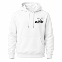 Muestra Gratis Sudadera con Capucha y Cremallera para Hombre, 100% Algodón, Corte Holgado, Transpirable, con Bordado e Impresión Digital