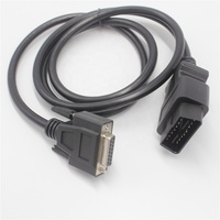 Cable de diagnóstico de coche OBD2 de 16 pines a 15 pines personalizado de fábrica con garantía de 1 año para lector de código