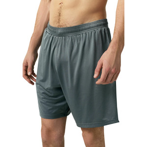 Pantalones Cortos Deportivos de Hombre Estilo Urbano, Tejido de Lana Peinada, 100% Poliéster, Transpirables, de Secado Rápido, Ecológicos, Impermeables, de Cintura Media - Product Image 1