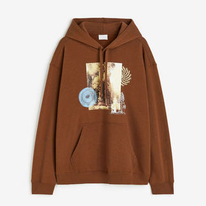 เสื้อฮู้ดดี้พิมพ์ลายสกรีนสำหรับผู้ชาย ปี 2026 ผ้าฝ้าย แขนยาว สวมหัว สไตล์ลำลอง สตรีทแวร์ รับผลิตตามสั่ง ขายส่ง - Product Image 3