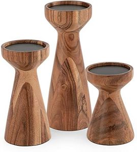Porte-bougie en bois de luxe, accessoire décoratif pour la maison, adapté aux hôtels, aux centres de villégiature et aux projets de décoration d'événements - Product Image 2