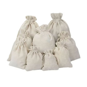 Bolsa de Almacenamiento de Joyas Portátil para Mujer, de Gran Capacidad, Estilo Bohemio, de Lona de Algodón, con Cierre de Cremallera y Cordón, Duradera - Product Image 3