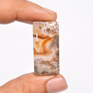 FAIJAN GEMS Pendentif Cabochon en Agate Tube de Rajasthan Fait Main de Haute Qualité, Pierre Précieuse Naturelle Rare Translucide de Formes Mixtes, Vente en Gros - Product Image 2