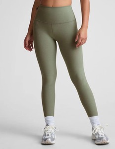 Conjuntos de 2 piezas personalizados True Gray Heather OEM para mujer, leggings de cintura alta midi sin costuras externas, nuevos y con cintura cruzada. - Product Image 4