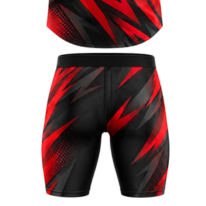 Ensemble maillot et short ajusté de football 7v7 pour garçons, tenue d'équipe sans manches à capuche, impression par sublimation personnalisée du nom et du numéro du joueur - Product Image 6