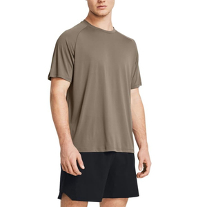 T-shirt de sport décontracté pour homme, coupe ajustée, nouvelle collection 2021, marque privée, avec impression en relief en caoutchouc sur le devant, séchage rapide, respirant, 100% coton - Product Image 1