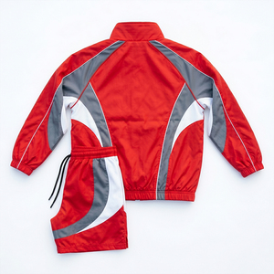 Survêtements coupe-vent pour hommes 2026 – Ensemble 2 pièces en nylon avec short et haut à manches longues – Tenue de sport urbaine pour hommes - Product Image 2