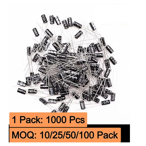 Condensadores Electrolíticos de Alta Calidad, Cuerpo de Aluminio, Polarizados, para Circuitos de Alimentación, Electrónica DIY, Componentes de PCB - Product Image 3