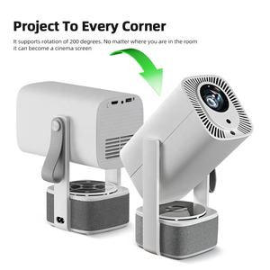 Nuevo Proyector Inteligente para Cine en Casa A005 Pro 2 en 1, Android, 4K Nativo, 1080P, Inalámbrico, Altavoz de 20W, Proyección de Video de 360 Grados - Product Image 6