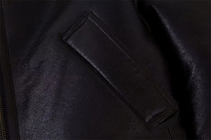 Chaqueta de Cuero para Hombre, Estilo Urbano, Superventas, Nueva Colección de Invierno, Diseño Clásico, Cuello Alto, Color Original Puro - Product Image 6