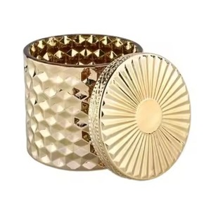 Elegant Decorative Metal Candle Jar <b>Tea</b> <b>Light</b> <b>Holder</b> for Contemporary Home Decor and Events - Product Image 5